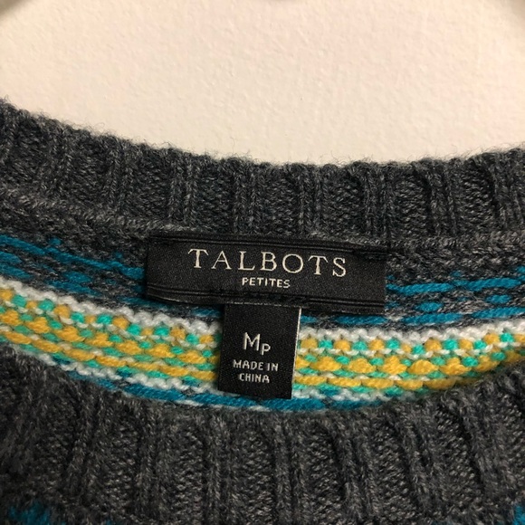 Talbots Fair lsle Sweater NWOT - Picture 3 of 4